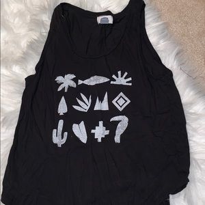 black logo tank
